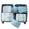 Travel practical and portable includes 7 sets polyester storage bag for underwear shoe clothing jewelry storage