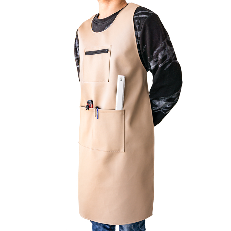 Vest Style Waterproof Oil Resistant PU Coating Handmade Exquisite Inclusive Family Kitchen Use Florist Gardening Work Apron