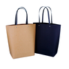 High quality custom two colors eco-friendly kraft paper bag wholesale