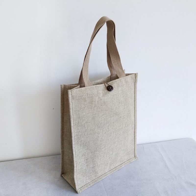 Standard strong load braring durable linen tote bag 