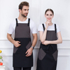 Custom logo coffee shop home unisex canvas hanging neck apron