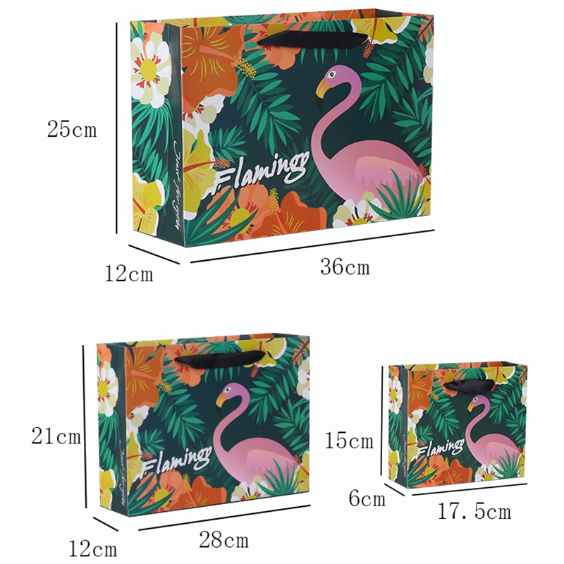 High-end new design beautiful and durable women kraft paper bag for market