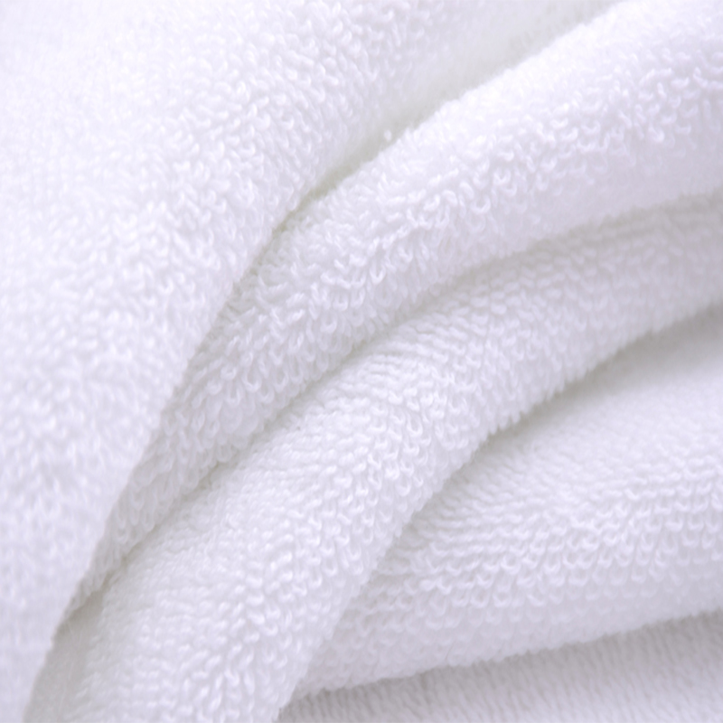 100% cotton pure white soft and comfortable hotel towel with factory direct supply