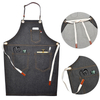  Strong durable factory profession custom thick denim apron with preferential price