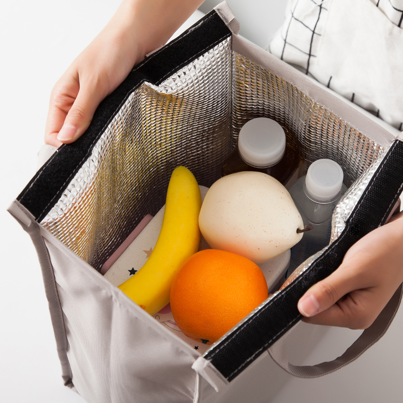 Thick waterproof aluminum foil Oxford cloth lunch box bag insulation Tote lunch bag