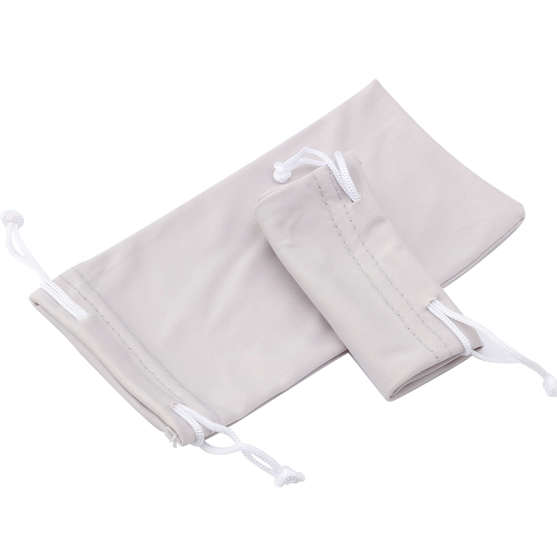 Simple Korean retro large men's and women's sunglasses microfiber bag eyeglasses microfiber bag