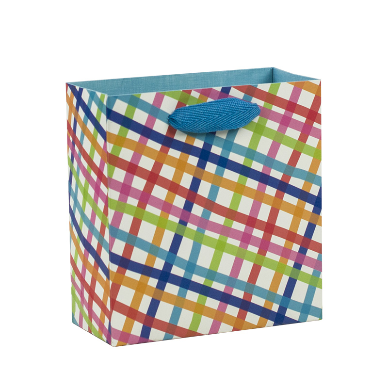 Custom design luxury gift packaging kraft paper carry die cut handle shopping bag with your own logo 