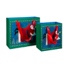 Lovely tree santa claus custom christmas gift paper bag
