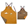 New Design Double-sided Cotton Work Apron With Leather Straps