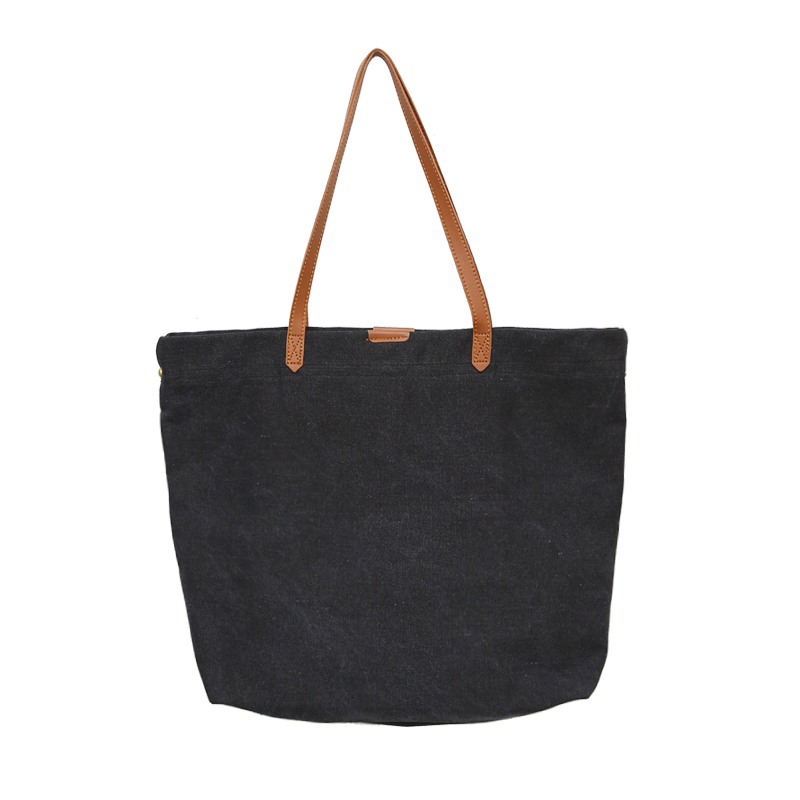 High quality retro design large canvas shopping bag