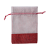 Wholesale jewelry wedding party favor gift packaging sheer drawstring custom printed organza bag