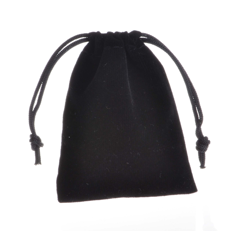 Wholesale custom velvet drawstring jewelry necklace pouch 