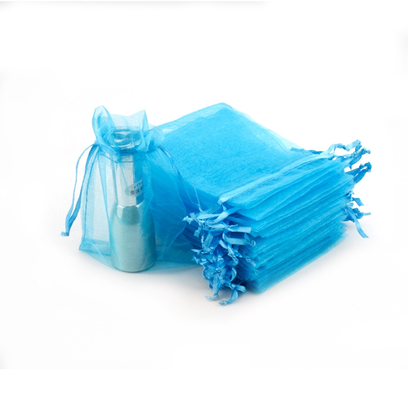 Wholesales jewelry drawstring gift pouch wedding organza bag