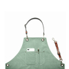 Superior Washed Canvas Cowhide Leather Tooling Apron