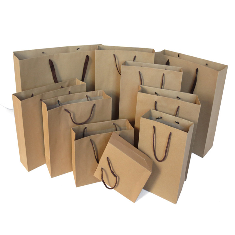 Professional Factory Custom Wholesale Kraft Paper Tote Bag