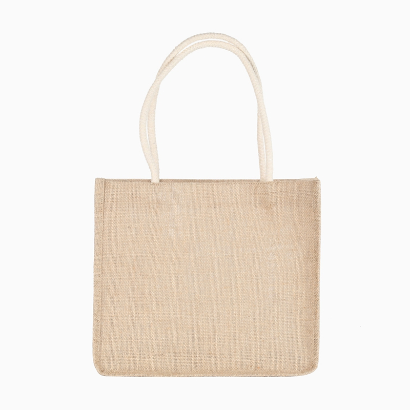 Simple design durable linen shopping bag for sale