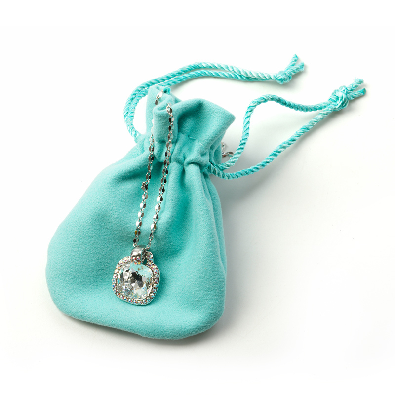 Hot product candy jewelry velvet drawstring bag 