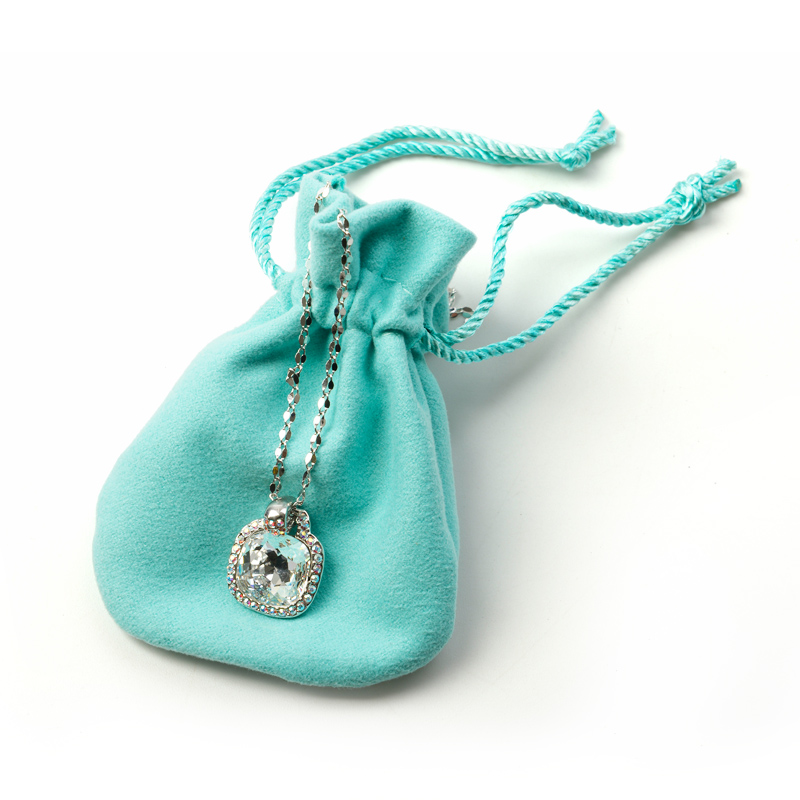 Hot product candy jewelry velvet drawstring bag 