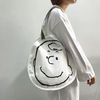 Silk printing cartoon canvas tote bag