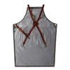 Fashion Denim Combine Leather Tooling Adults Apron