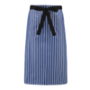 Striped designed new and fashional durable short work cotton apron for waiters