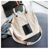 Natural eco friendly breathable strong durable multifunction cotton canvas tote messenger bag with china supplier