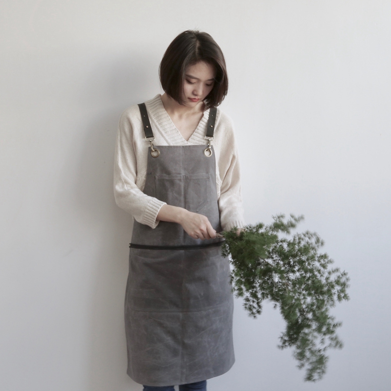 High Quality Wear-resistant Waxed Canvas Work Apron