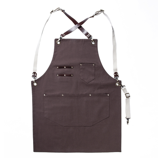 2018 New Design Gardening Gallery Bar Cafe Canvas Work Apron Custom LOGO