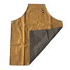 High quality thick double-sided canvas apron with adjustable leather strap 
