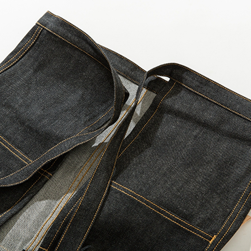 Original Custom Fashionable Design Superior Denim Fabric Barista Barber Carpenter Multi-function Work Waist Apron