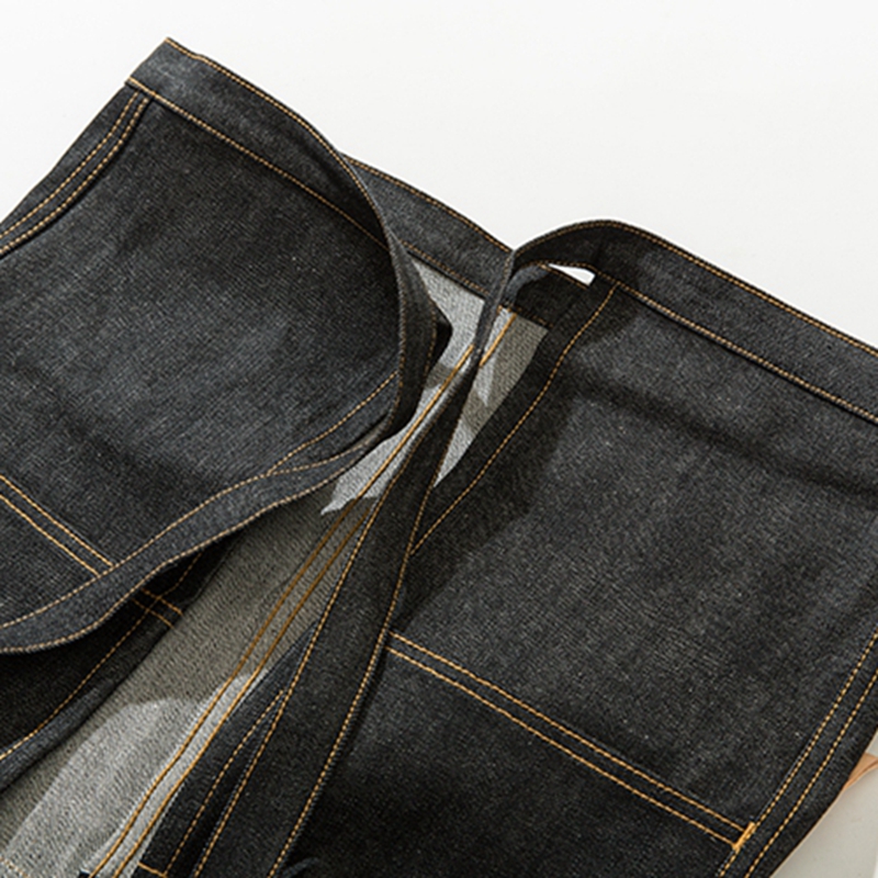 Original Custom Fashionable Design Superior Denim Fabric Barista Barber Carpenter Multi-function Work Waist Apron