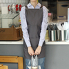 Dedicated Custom Apron Cross Strap Printed Logo Work Clothes for Bakery Cafe Hotel Restaurant Kitchen Work Use