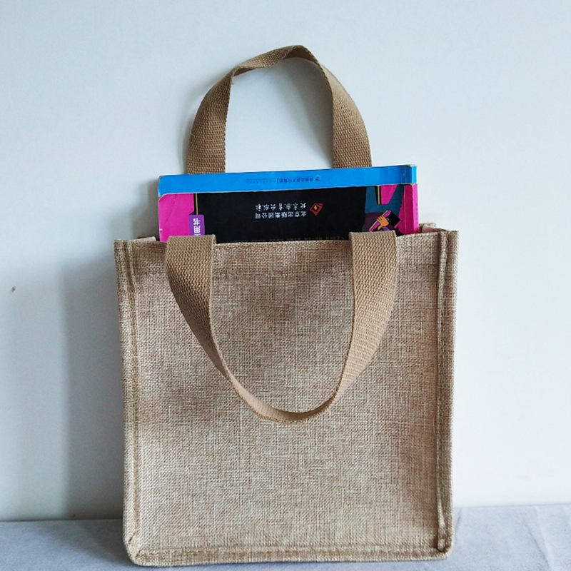 Wholesale cheap fine linen shopping bag gift bag portable webbing