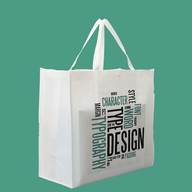 New environmentally friendly custom letter portable non woven shopping bag