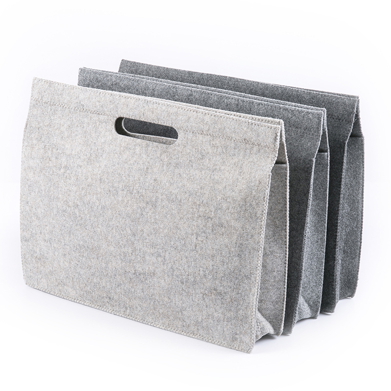 High-end eco-friendly durable ladies leisure felt fabric bag for computer