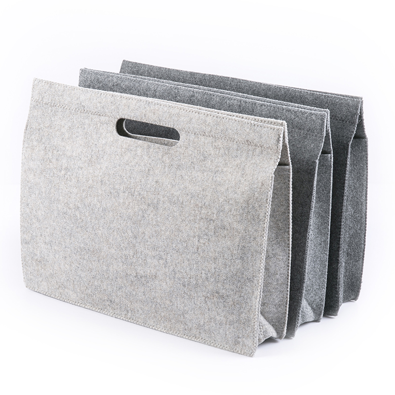 High-end eco-friendly durable ladies leisure felt fabric bag for computer