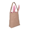 Cute exquisite new product large capacity linen tote shopping bag 