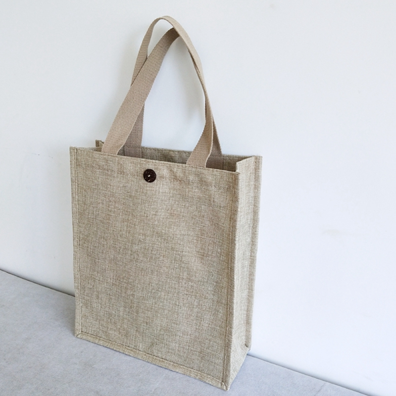 Standard strong load braring durable linen tote bag 