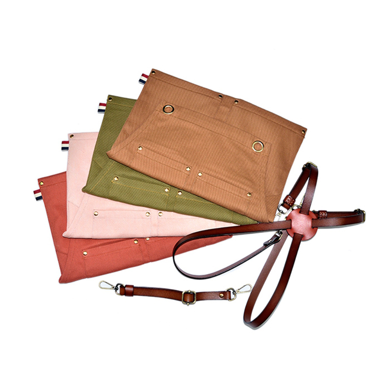 Stylish Pink Popular Color Design Cotton Cloth Shop Beautiful Work Apron