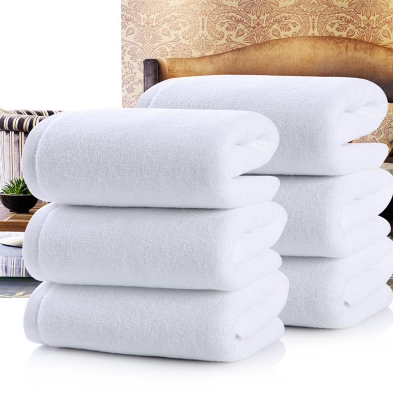 Factory direct supply 100% cotton hote pure white towel 