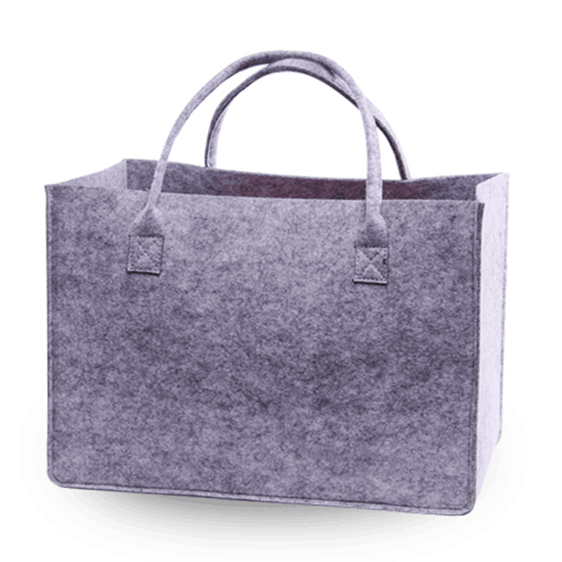 Factory price high quality reusable and comfortable felt shopping bag