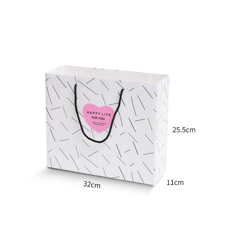 Most popular cheap custom beautiful pattern printed gift paper bag for sale