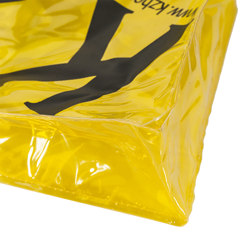 Colorful transparent letter printed custom with side and bottom standard high capacity pvc tote zipper bag