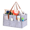 Felt Material Baby Diaper Fashion Custom Multi-Functional Toiletries Finishing Felt Tote Handbag For Wholesale