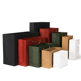 Simple shopping gift sundry paper bags can be wholesale custom LOGO