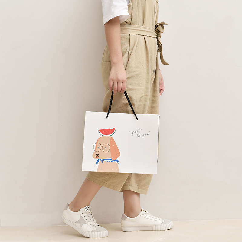 Luxury printed gift custom printed shopping paper bag