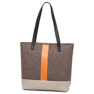 Amazon hot sale high quality simple design waterproof fashional linen cotton bag