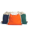 Colorful eco friendly breathable linen drawstring gift bag