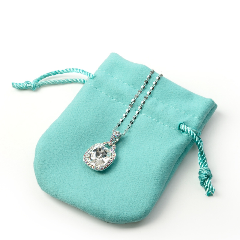 Hot product candy jewelry velvet drawstring bag 