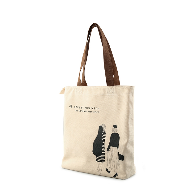 New design top grade canvas tote bag for travel